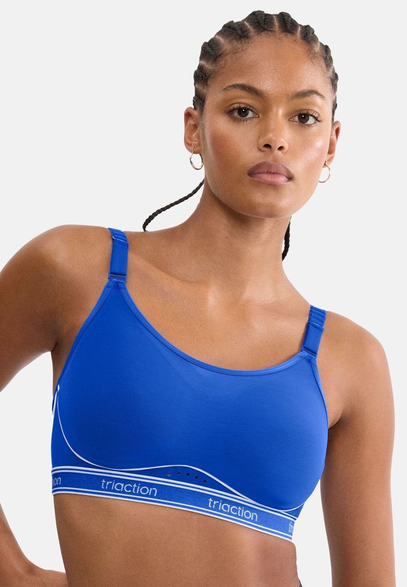 Blauer Cardio-Workout-Sport-BH