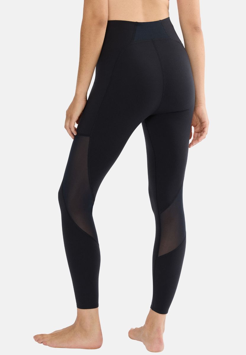 Hochgeschnittene Sport Capri Leggings