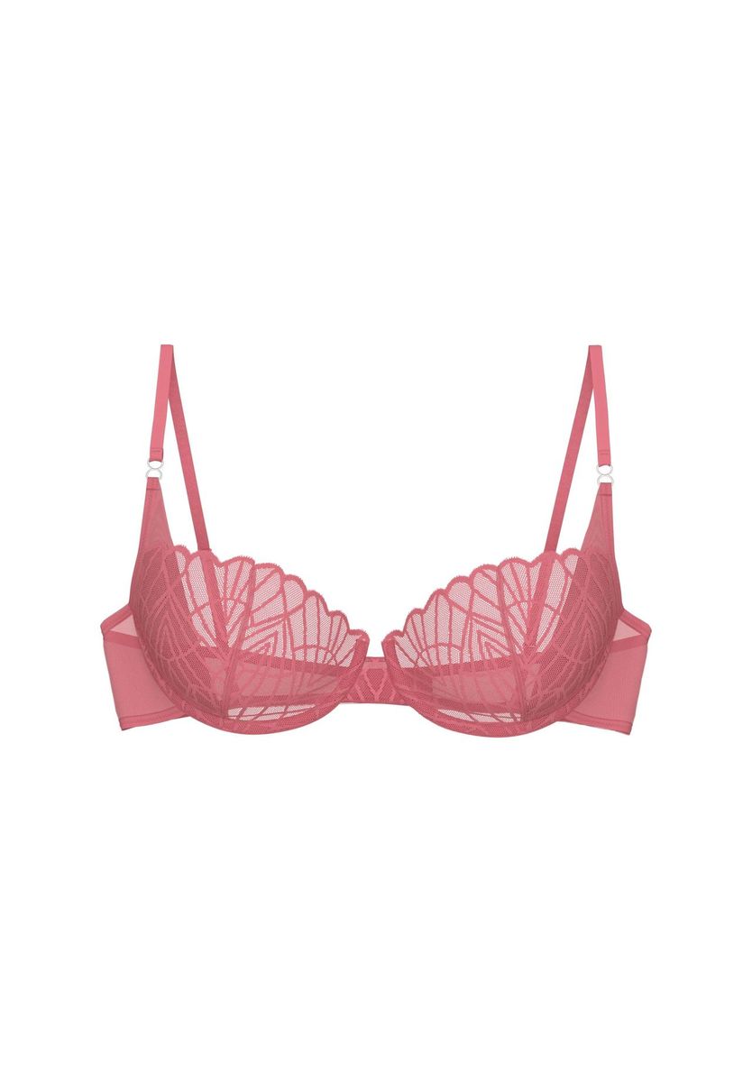 Bügel-BH mit Spitzenbesatz