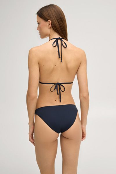 Triangel-Bikini-Top mit Logo-Ziersteinen