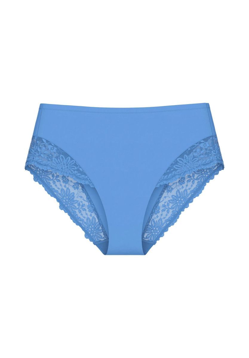 Slip mit Spitzendetail hoher Bedeckung