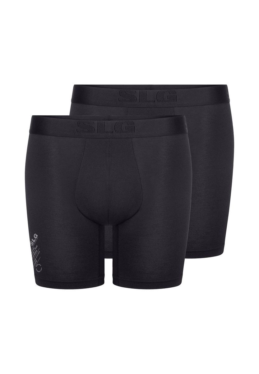 Herren lange Boxershorts Doppelpack