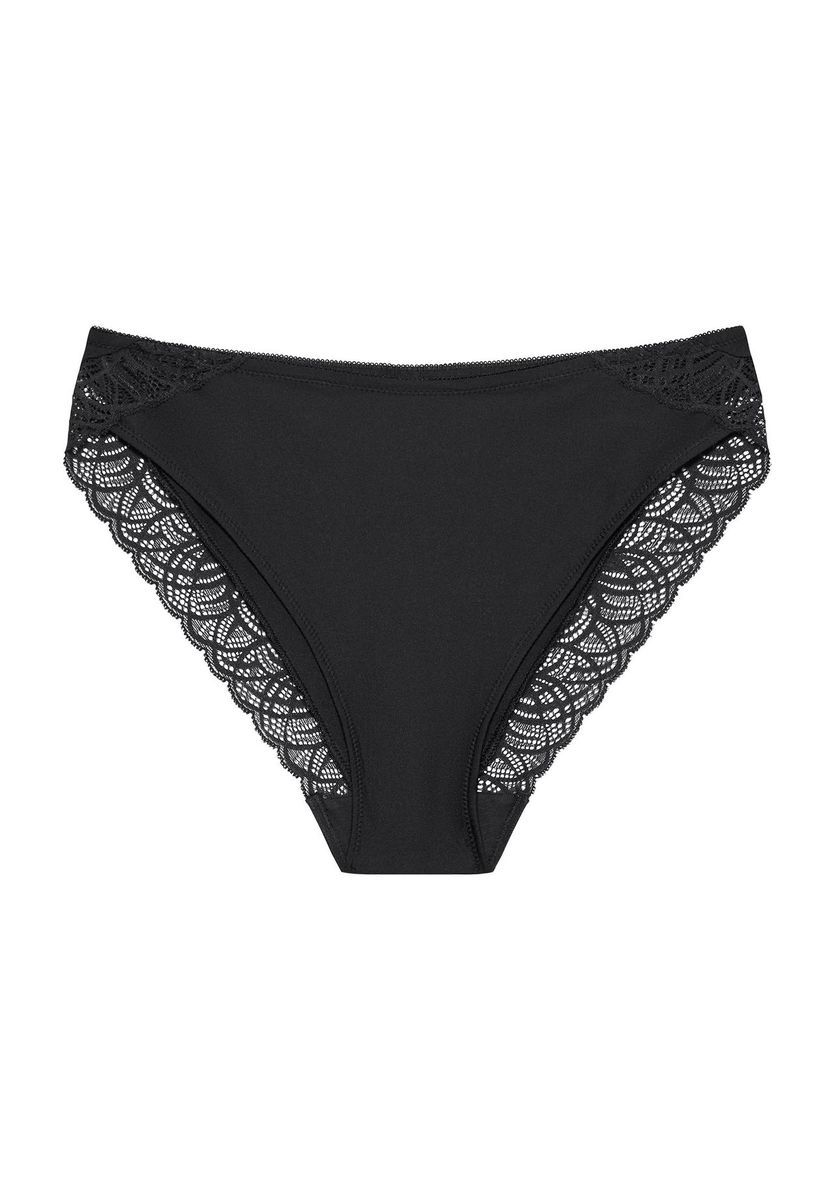 Hüfthose mit Spitzendetails