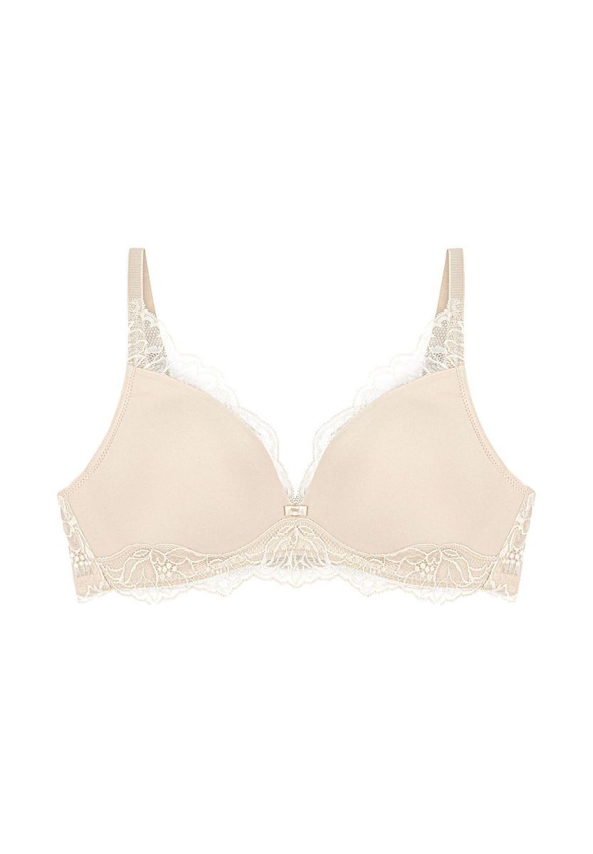 Bügel-BH mit Spitzeneinfassung und Polsterung