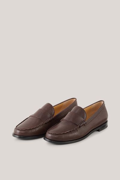 Unützer Braune Nappa Leder Loafer Klassische Slipper Business Schuhe