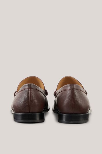 Unützer Braune Nappa Leder Loafer Klassische Slipper Business Schuhe