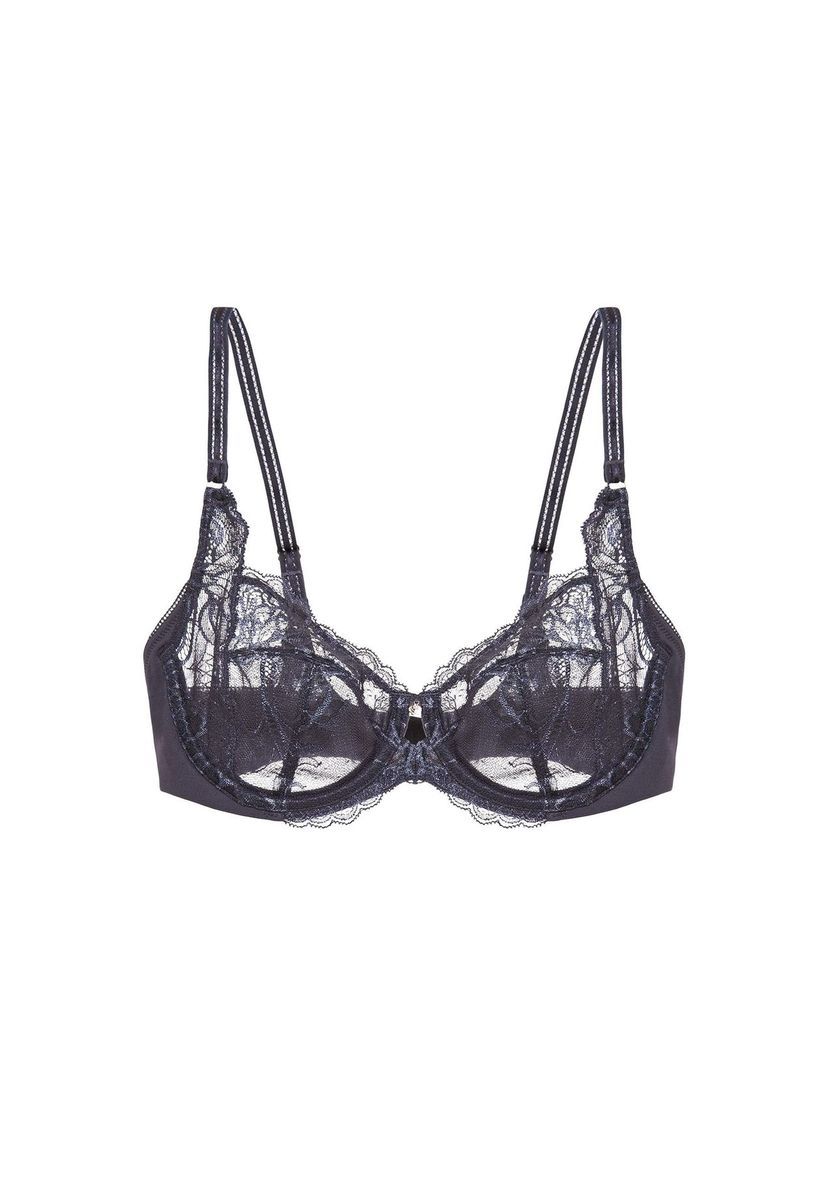 BH mit Bügel und Spitzenbesatz