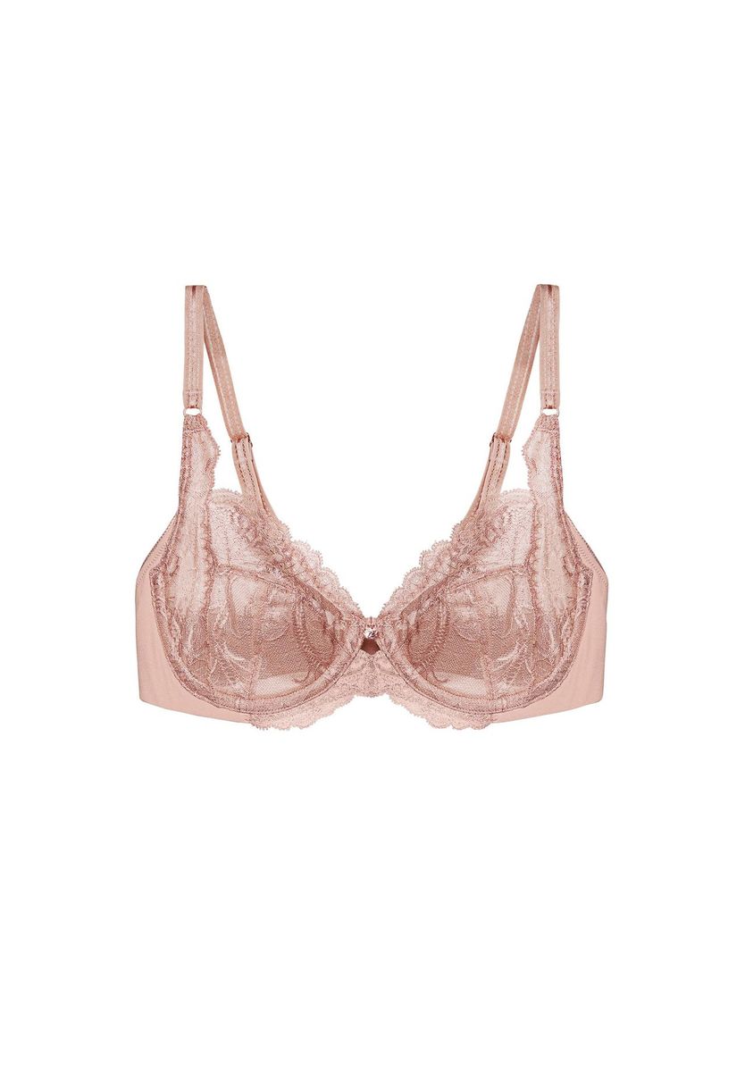 BH mit floraler Spitze, Bügel und verstellbaren Trägern