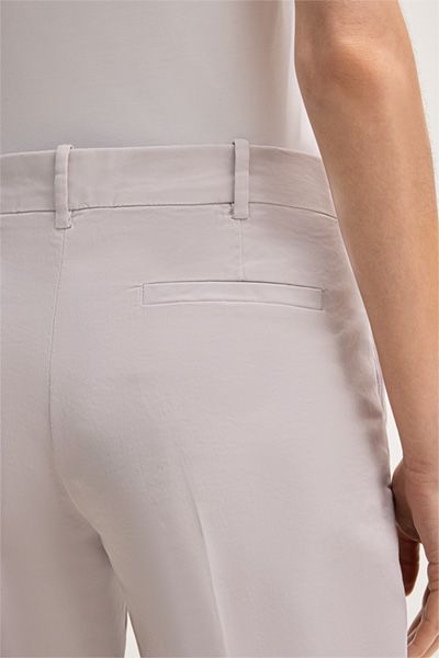 Windsor Ecru Zehentandale aus Lammnappaleder mit Knotendetail