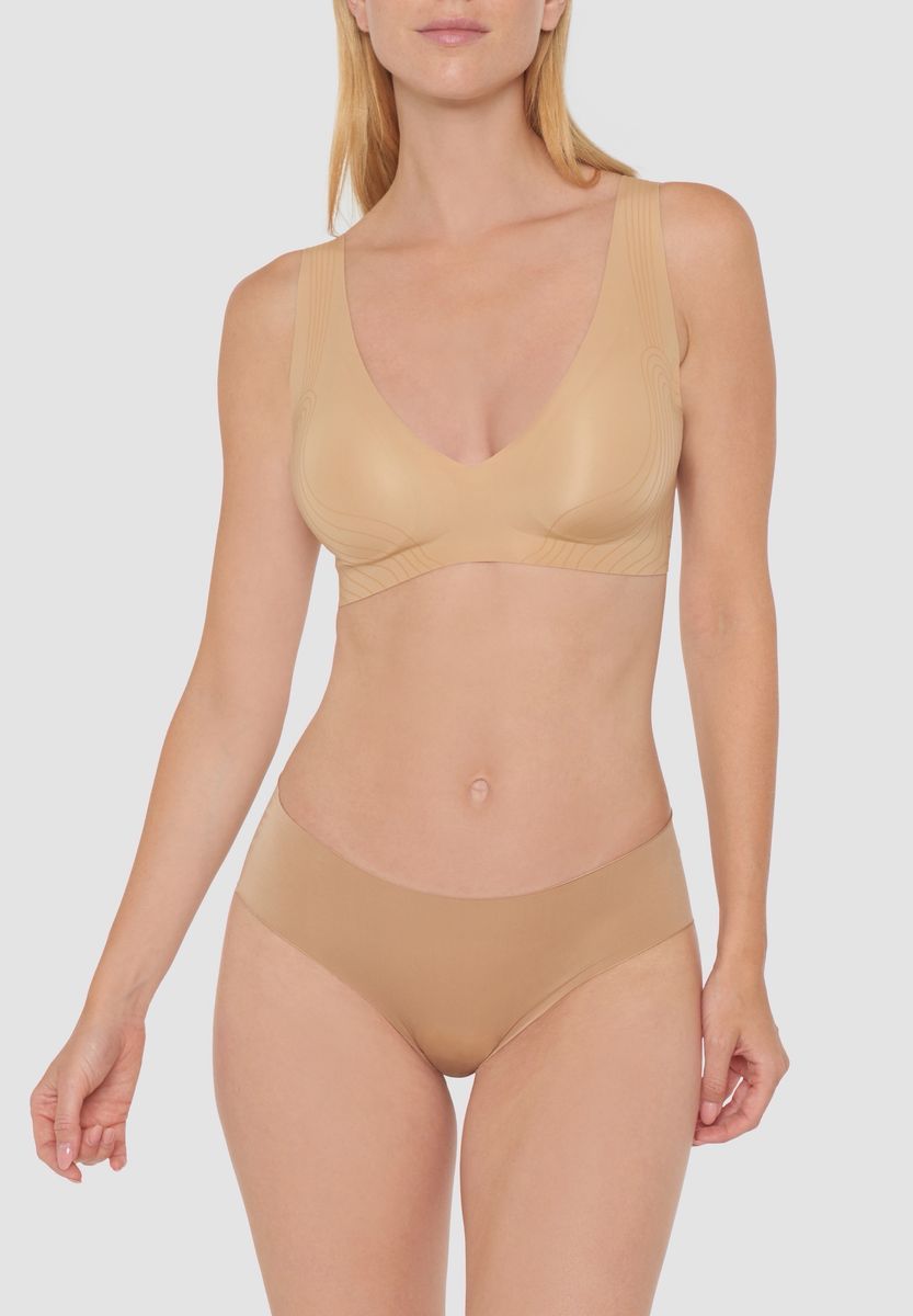 Nahtloser kabelloser BH mit herausnehmbaren Polstern