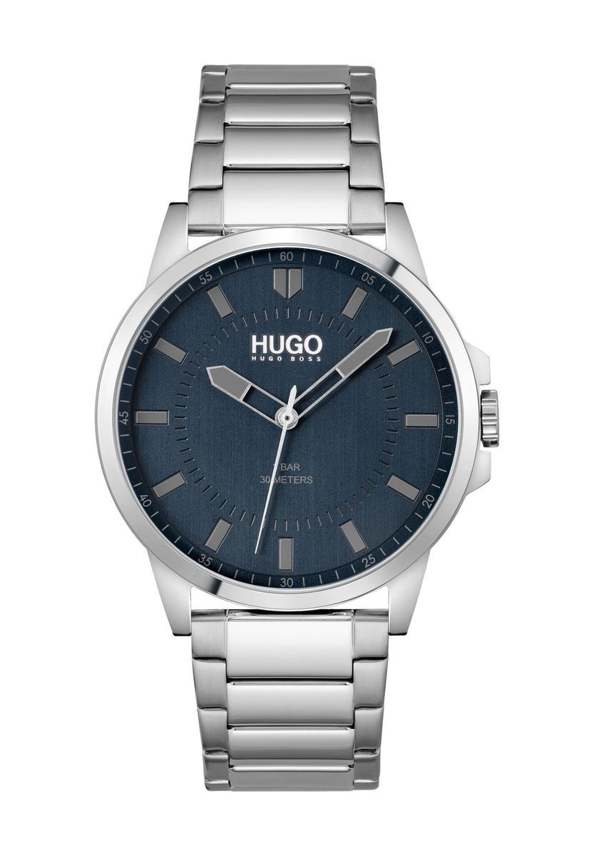 Herrenuhr Silberfarbenes Edelstahl