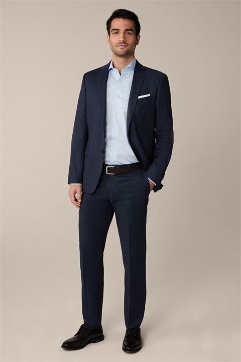 Windsor Trivo Baumwollhemd in Hellblau Twill-Qualität