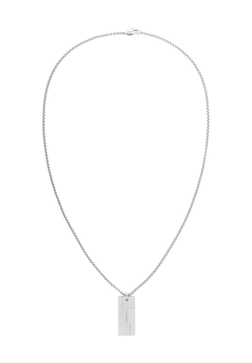 Minimalistischer Edelstahl Dog Tag Anhänger