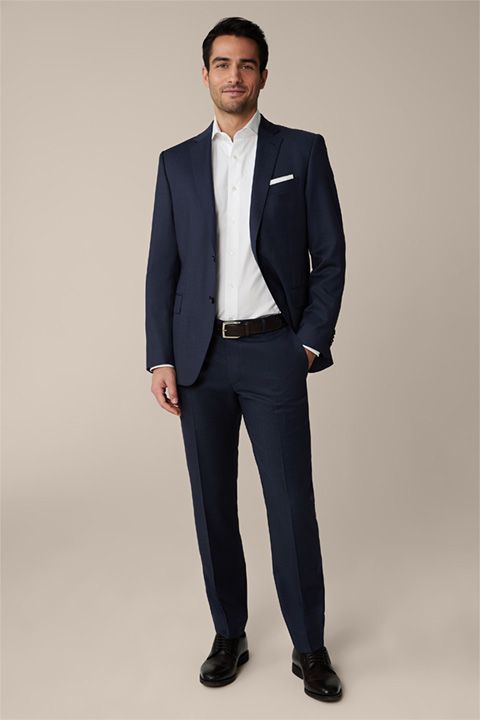 Windsor Riccio Weißes Baumwollhemd mit Haifischkragen, Regular Fit