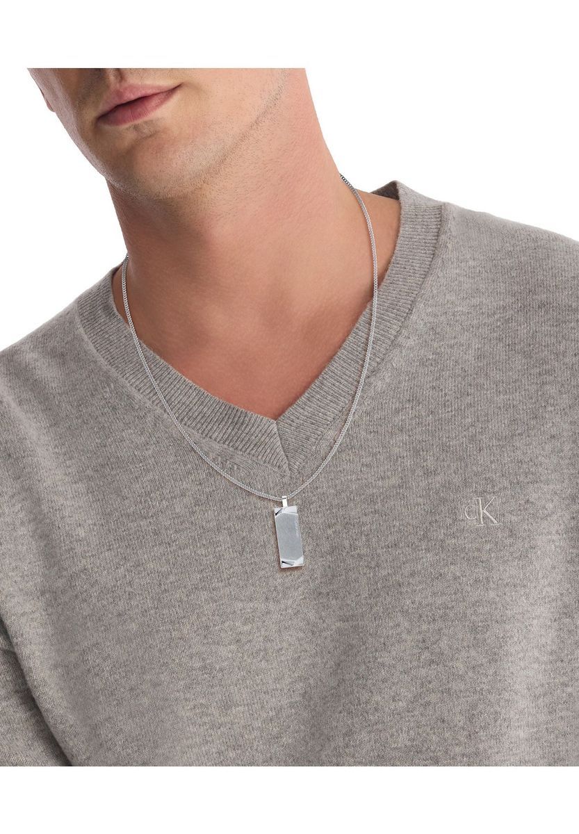 Herren Halskette mit Anhänger aus Edelstahl