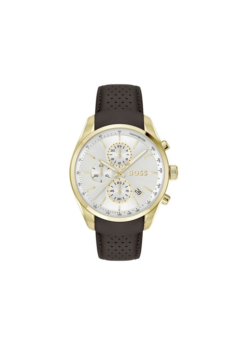 Klassische Chronograph-Uhr in Goldton