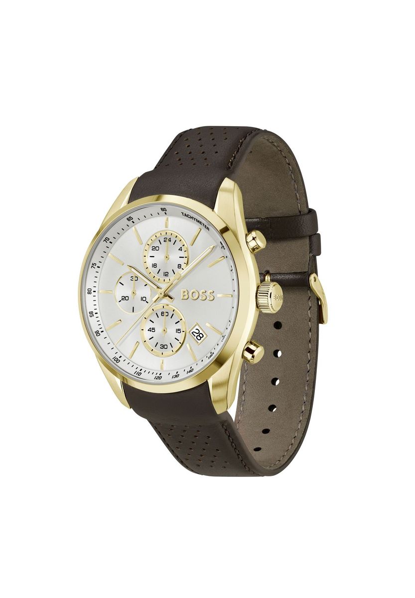 Klassische Chronograph-Uhr in Goldton