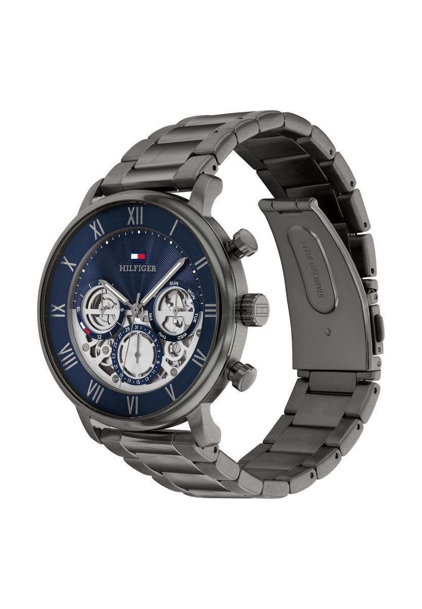 Tommy Hilfiger Chronograph Uhr mit blauem Zifferblatt