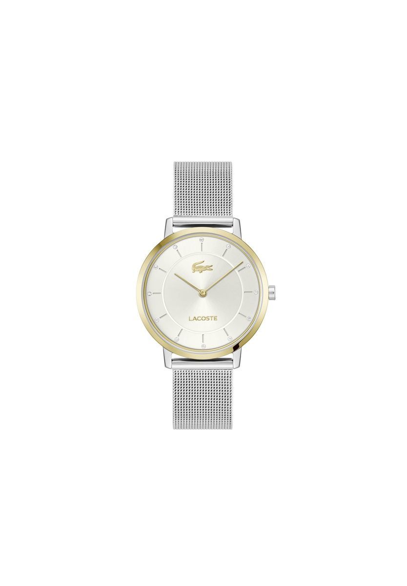 Bicolor Edelstahl Mesh Armbanduhr