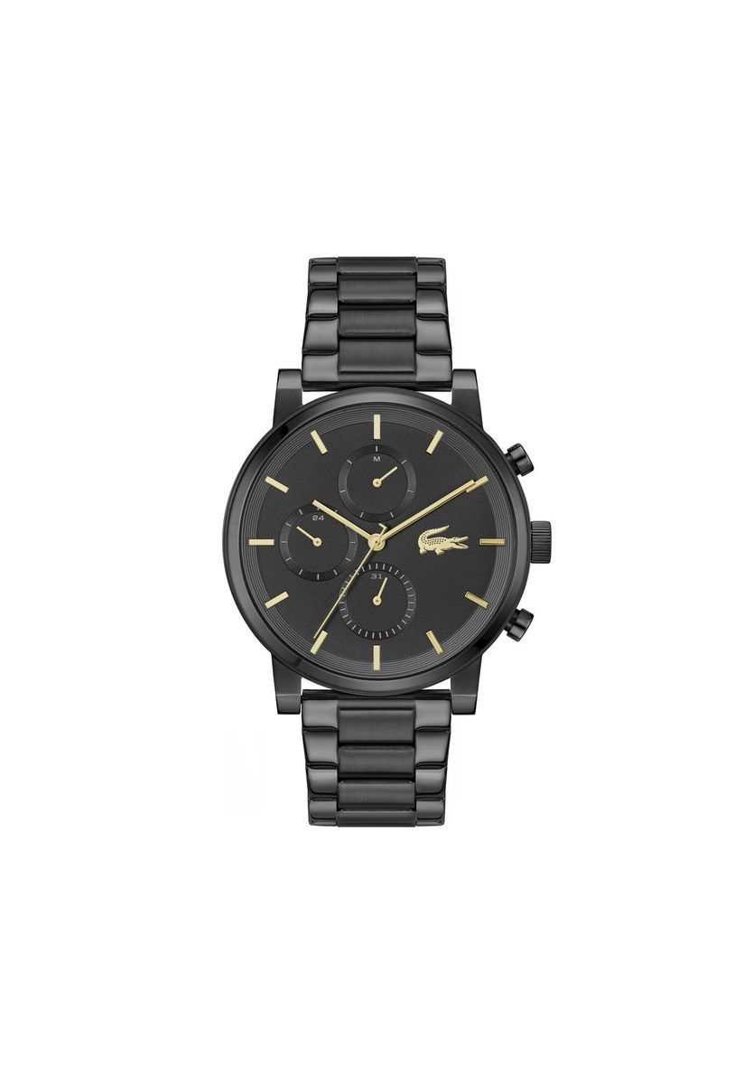 Herren Chronograph Edelstahl Armbanduhr