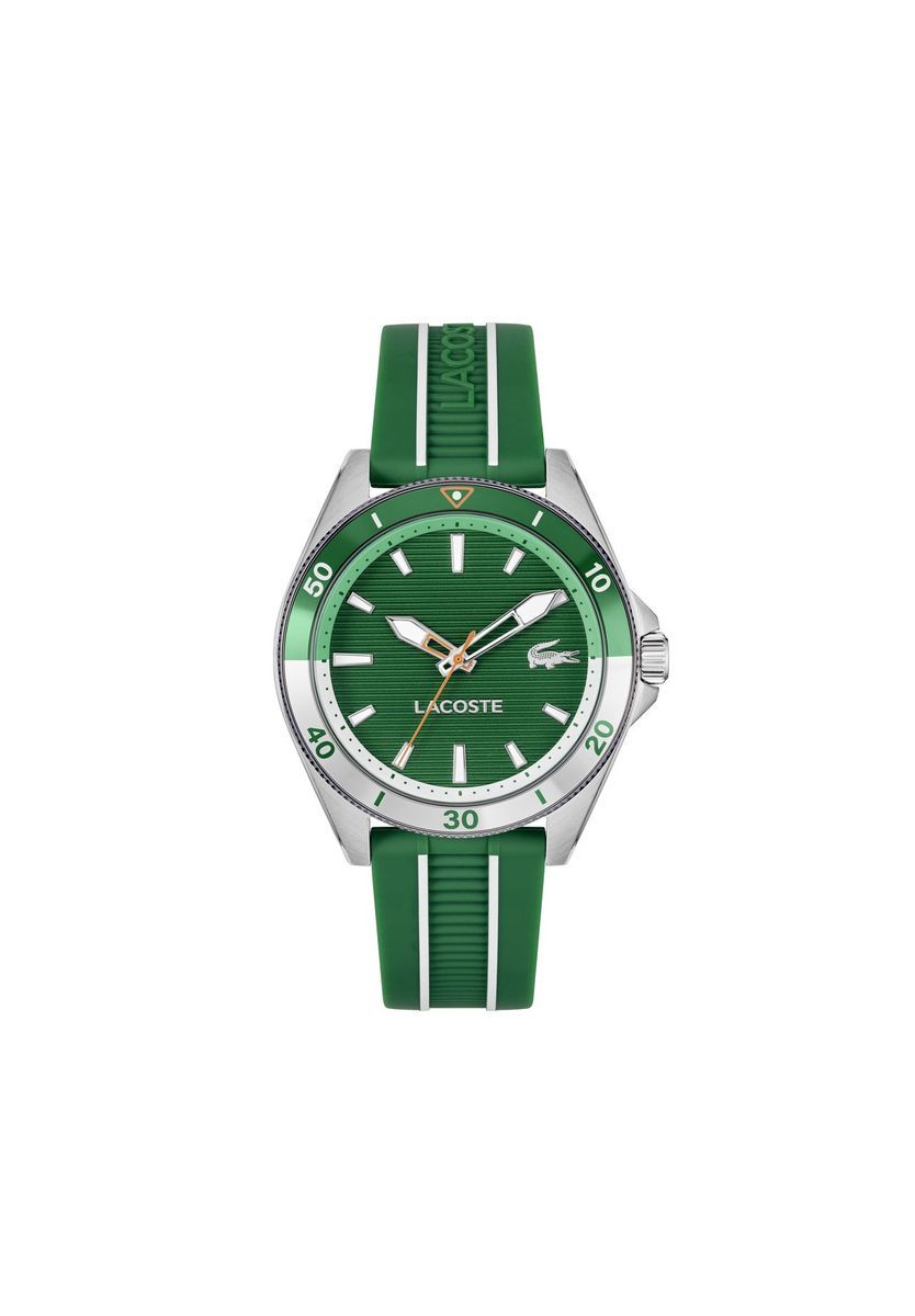 Grüne Sportuhr mit Silikonarmband