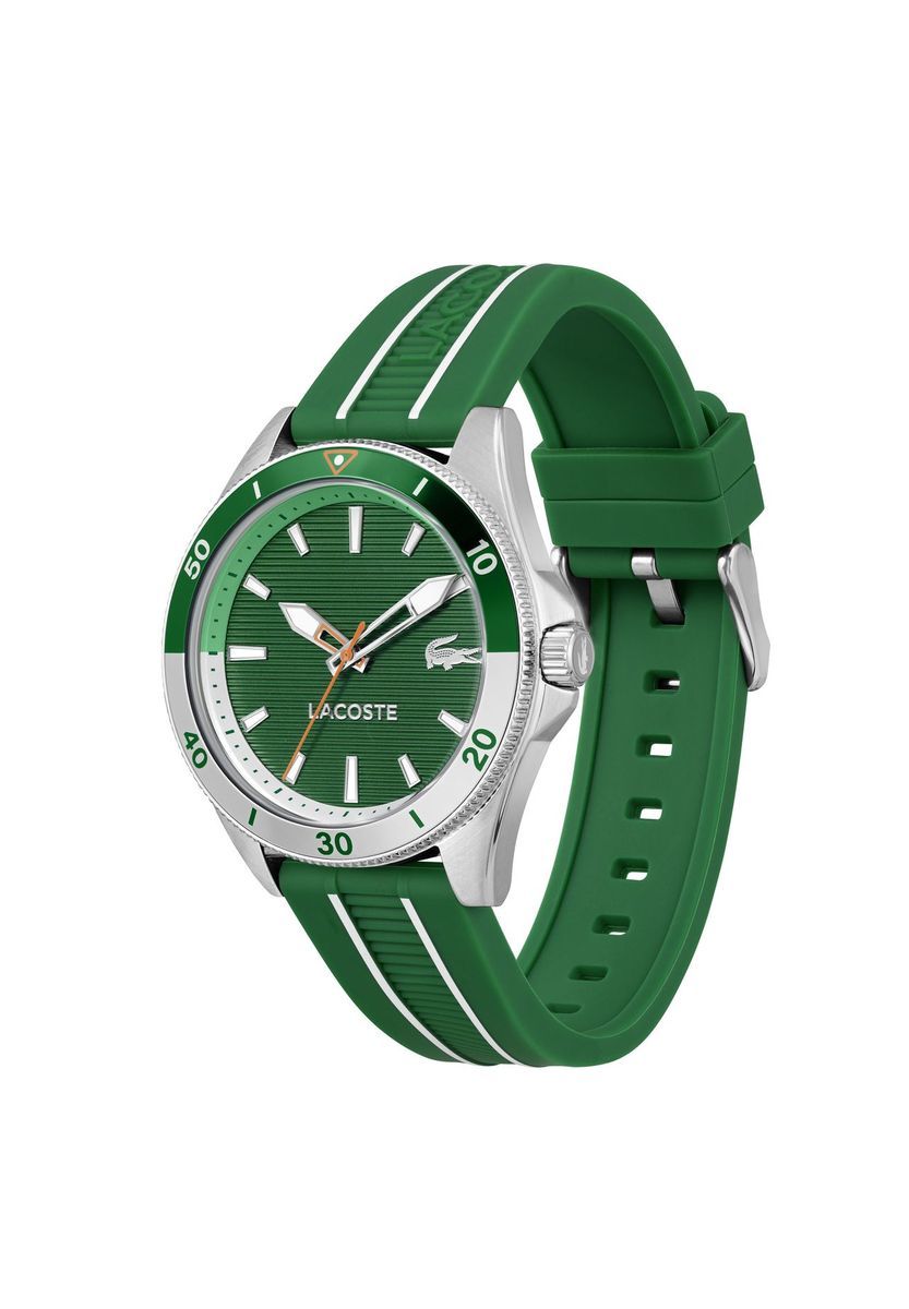 Grüne Sportuhr mit Silikonarmband