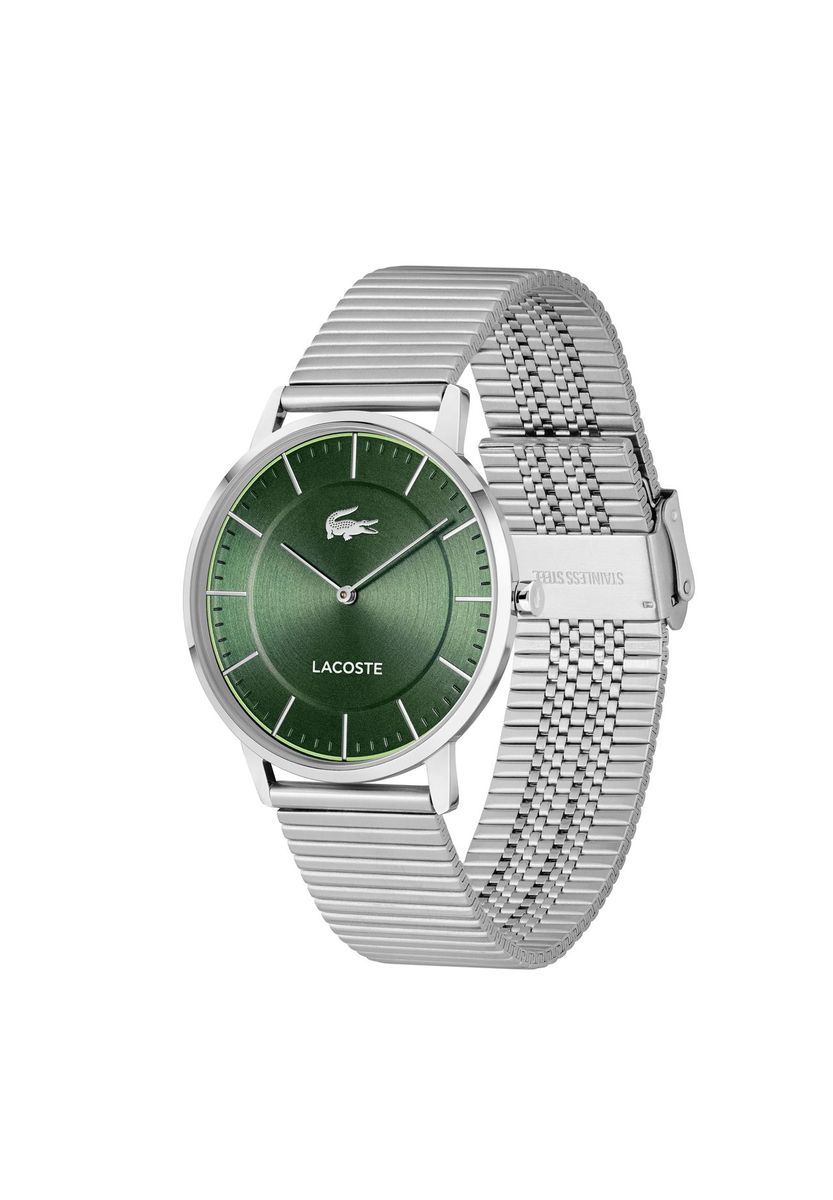 Klassische minimalistische Uhr mit Mesh-Armband