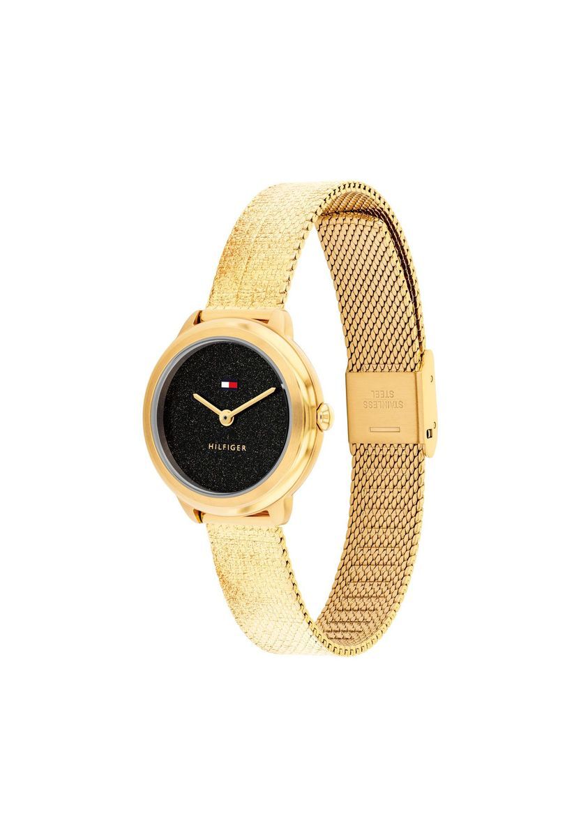 Elegante, zierliche Armbanduhr in Goldton