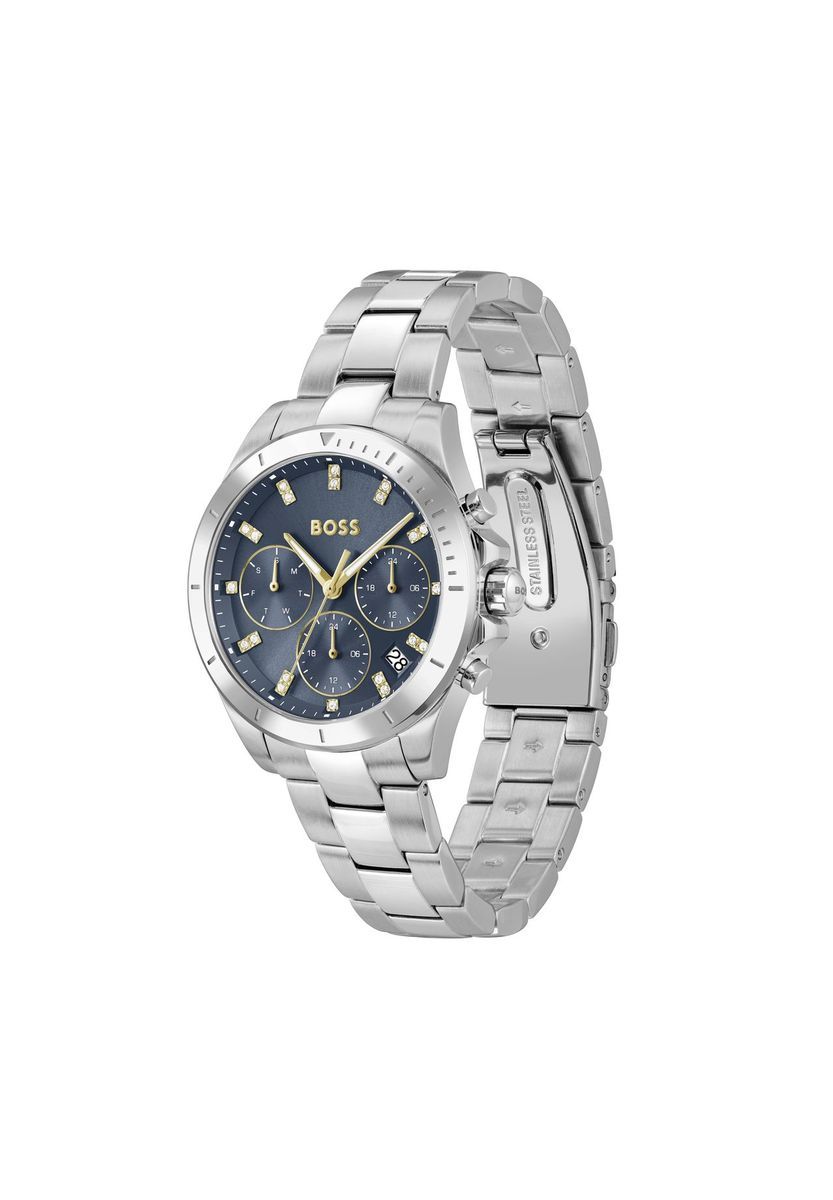 Multifunktions-Chronographenuhr aus Edelstahl