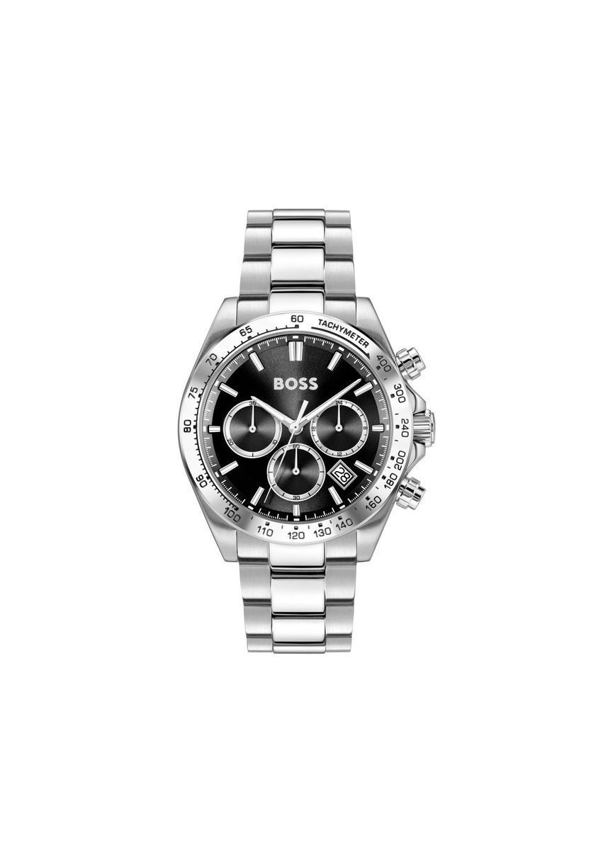 Herren-Chronograph Uhr Edelstahl