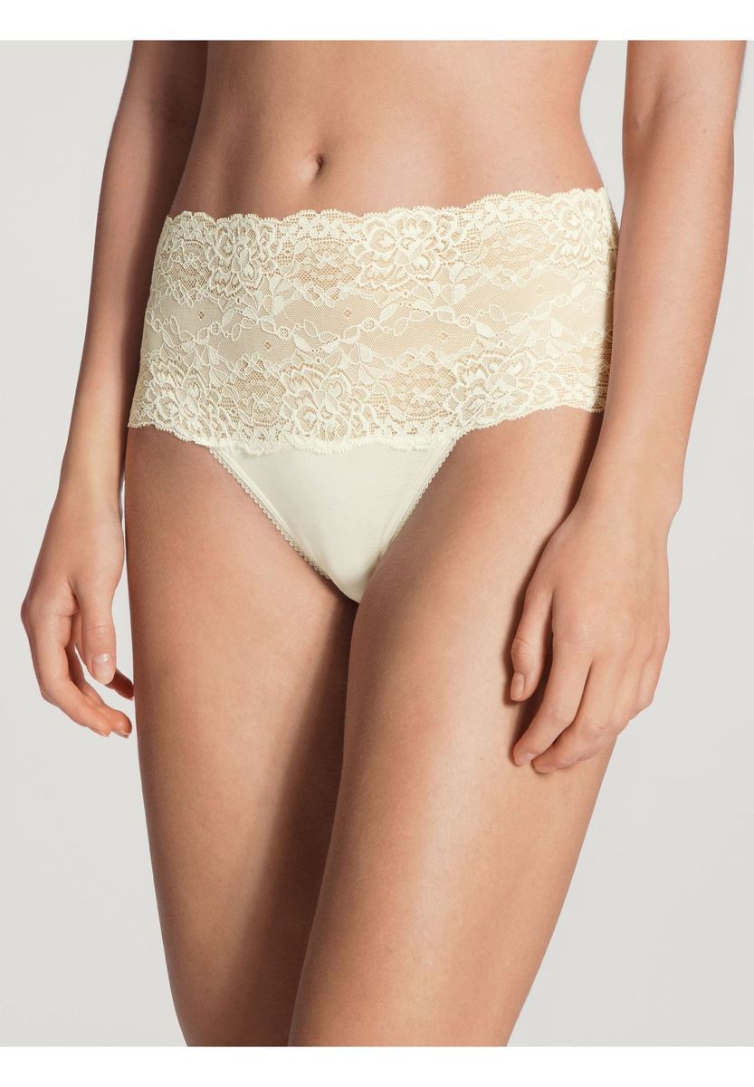 Spitze Taille Baumwollmischung Slips