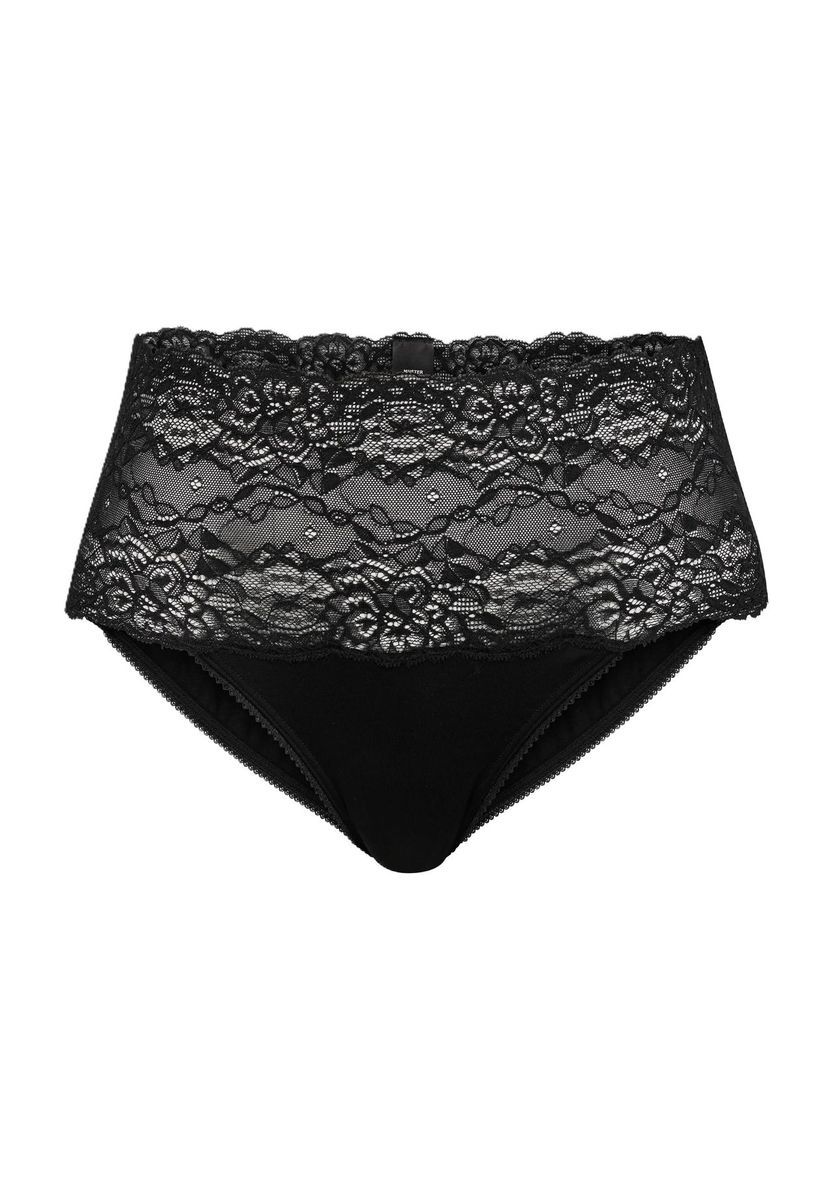 Damen High-Waist Spitzen Slip