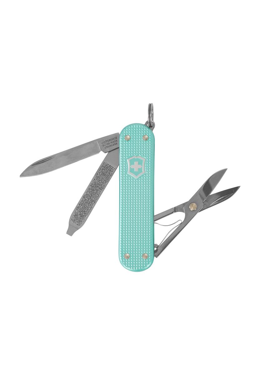 Kompaktes Türkisfarbenes Taschen-Multitool