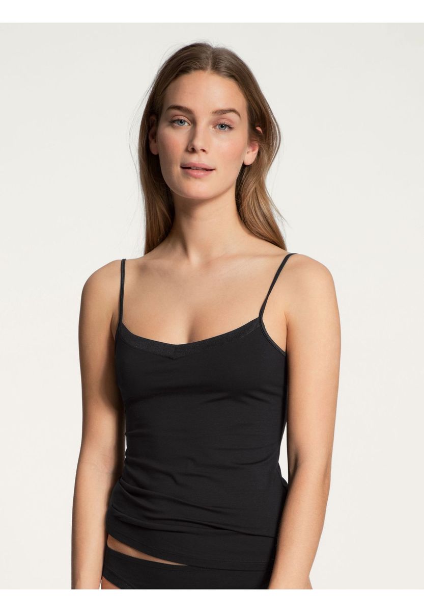 Basic Trägertop mit V-Ausschnitt