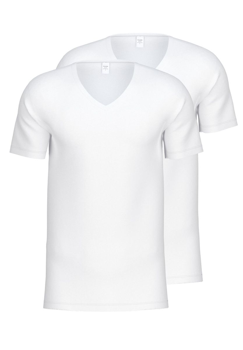 Herren V-Ausschnitt Unterhemd Doppelpack