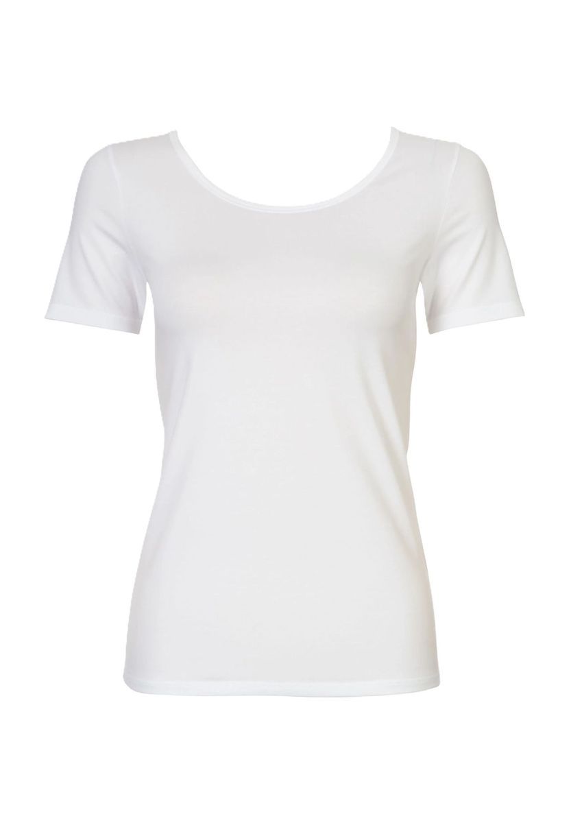 Klassisches Baumwoll-T-Shirt mit Rundhalsausschnitt