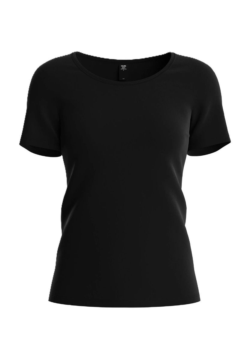 Klassisches Baumwoll T-Shirt mit Rundhalsausschnitt