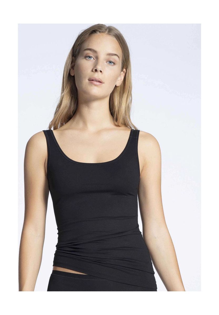 Bequemes Tanktop aus Baumwollmischung