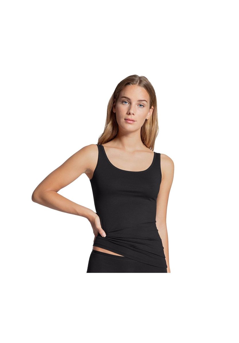 Bequemes Tanktop aus Baumwollmischung