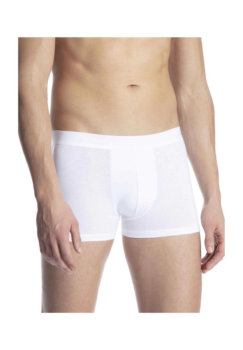 Klassische weiße Baumwollmischung Boxerbriefs