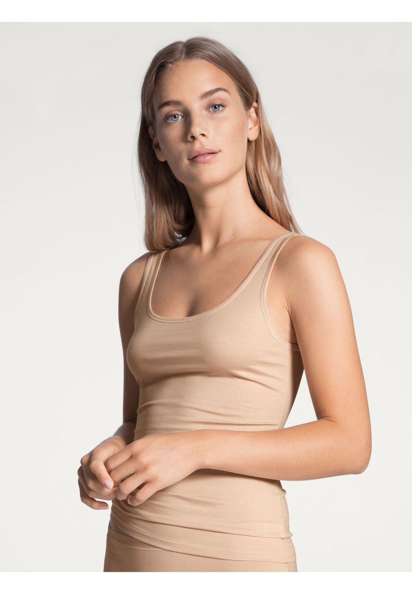 Bequemes nahtloses Baumwoll-Tanktop