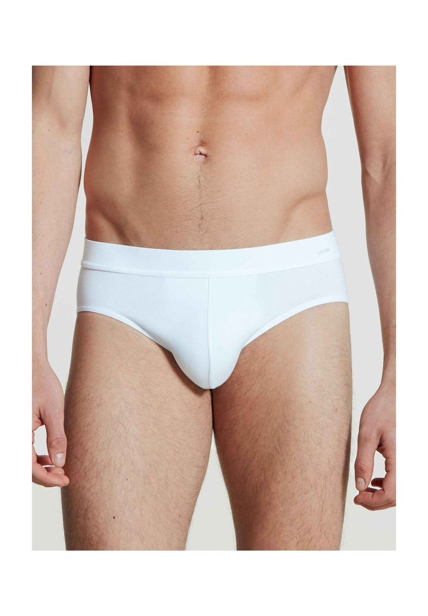 Klassische weiße Baumwoll-Slip-Unterwäsche