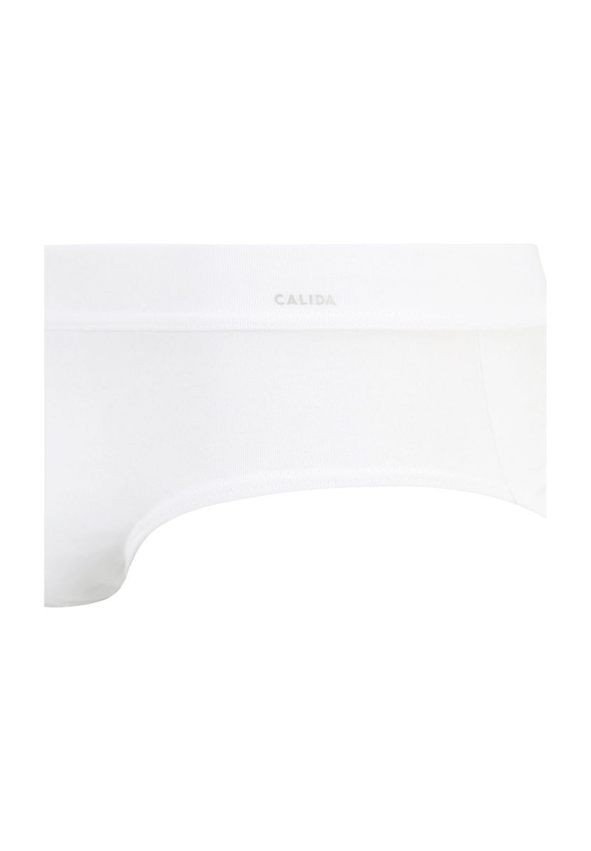Klassische weiße Baumwoll-Slip-Unterwäsche