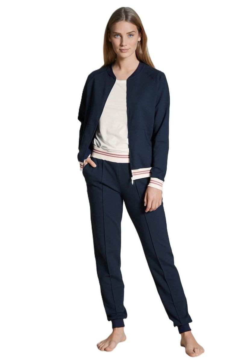 Strickjacke mit Reißverschluss und lockerer Passform