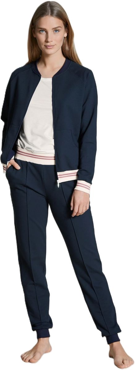 Strickjacke mit Reißverschluss und lockerer Passform