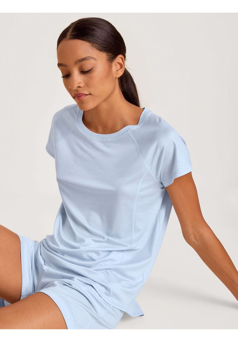 Kühlendes Nachtwäsche-Oberteil mit Raglanärmeln