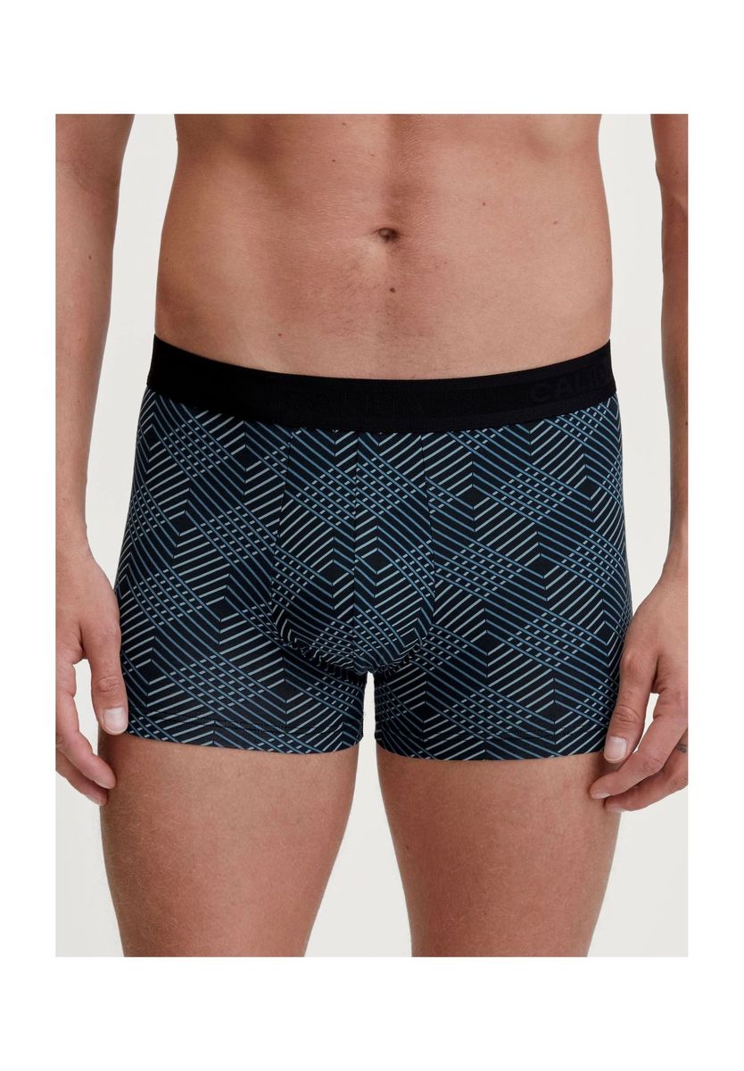 Herren Baumwoll-Boxershorts mit geometrischem Muster