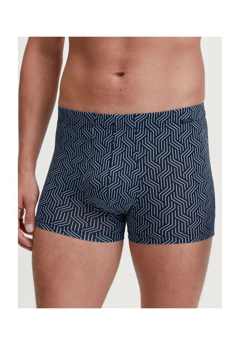 Geometrisch bedruckte Stretch-Boxershorts