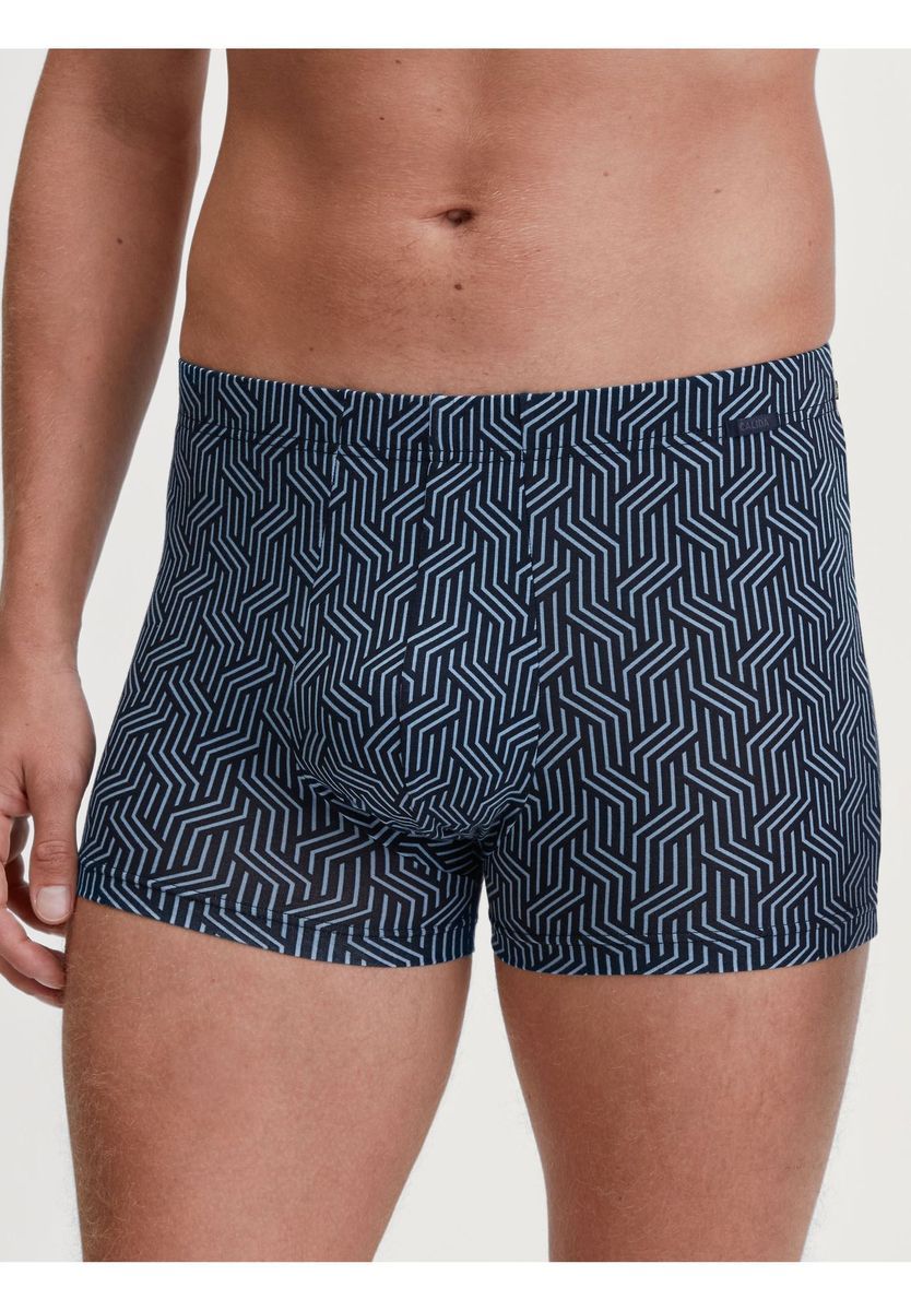Geometrisch bedruckte Stretch-Boxershorts