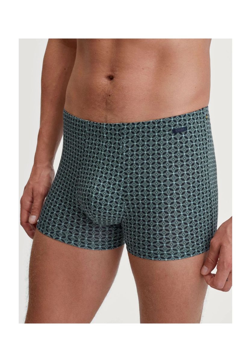 Geometrisch bedruckte Stretch-Boxershorts